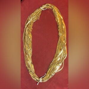 Gold Tone Necklace Bulk Lot of 36